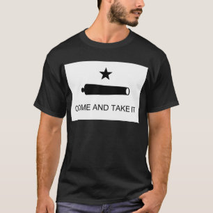 Kommen Sie und nehmen Sie die Texas-Flagge T-Shirt