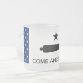 Kommen Sie und nehmen Sie es Mattierte Bier-Tasse Mattglastasse (Vorderseite Links)