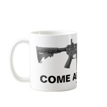 Kommen Sie und nehmen Sie Kaffee Tasse