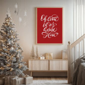 Kommen Sie uns Adore Gelassen, Ihm die Pinselkalli Poster