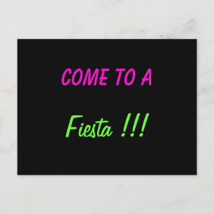 KOMMEN SIE ZU EINER FIESTA!!! - Einladung auf Post