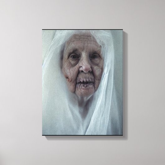 Kommen Sie zu granny spooky Halloween Poster Leinwanddruck (Vorderseite)