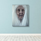 Kommen Sie zu granny spooky Halloween Poster Leinwanddruck (Insitu (Holzboden))