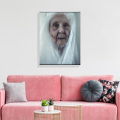 Kommen Sie zu granny spooky Halloween Poster Leinwanddruck (Insitu (Wohnzimmer))