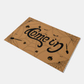 Kommen Sie zu HalloweendeDekoration, Coole Hallowe Fußmatte (Schrägansicht)