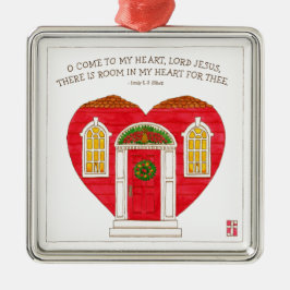 Kommen Sie zu meinem HERRN Jesus Weihnachten Ornament Aus Metall