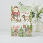 Kommen Sie zu meinem Lumberjack Woodland Backyard (Stehend Vorderseite)