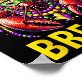 Kommen Sie zu mir Breaux Crawfish Beads Funny Mard Poster (Ecke)