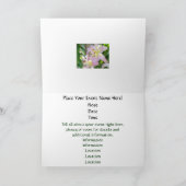 Kommen Sie zu uns... benutzerdefinierte Karten Eve (Innenseite)