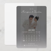 Kommen Sie zu uns - Einladung Hochzeit (Vorne/Hinten)