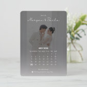 Kommen Sie zu uns - Einladung Hochzeit (Stehend Vorderseite)