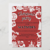 "Kommen Sie zu uns für ein Weihnachtsfest im Jolly Einladung (Vorderseite)