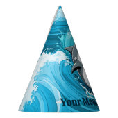 Kommen Sie zu uns für einen bissigen Hai Partyhütchen (Links)