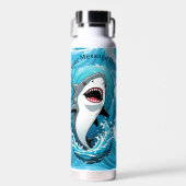Kommen Sie zu uns für einen bissigen Hai Trinkflasche (Vorne)