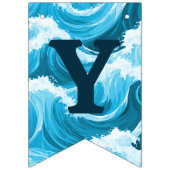 Kommen Sie zu uns für einen bissigen Hai Wimpelkette (Erste Fahne)