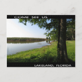 Kommen Sie zu uns, Lakeland FL Postkarte