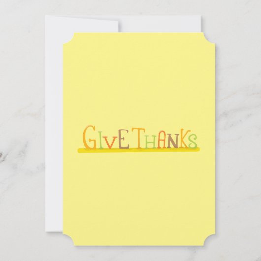 Kommen Sie zu uns zum Erntedank Dinner Einladung (Rückseite)