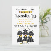 Kommen Sie zu unserem Standard-Doodle-Hund Ankündigung (Stehend Vorderseite)