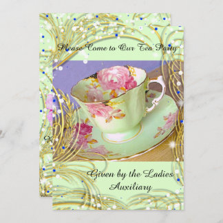 KOMMEN SIE ZU UNSERER TEA-PARTY EINLADUNG ARA-KÜNS