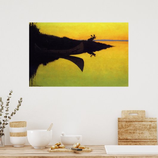 Kommen Sie zum Call ~ Frederic Remington Poster (Küche)