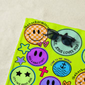 Kommen Sie zum Hafen Lächeln Handtuch (Beispiel)