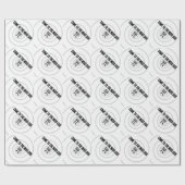 Kommen Sie zum Nerd für Pi Typografy Style Geschenkpapier (Flach)