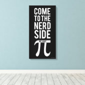 Kommen Sie zum Nerd Leinwanddruck (Insitu (Holzboden))