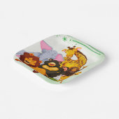 Kommen Sie zum Pack Safari Animal Party Pappteller (Gewinkelt)