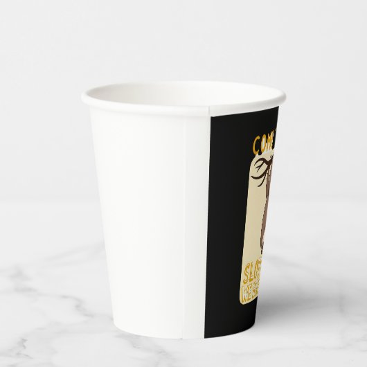 Kommen Sie zum Sloth Side T - Shirt - Funny Sloth Pappbecher (Rechts)