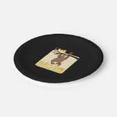 Kommen Sie zum Sloth Side T - Shirt - Funny Sloth  Pappteller (Schrägansicht)