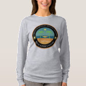 Kommen Sie zum T - Shirt der Frauen mit langem Sch (Vorderseite)