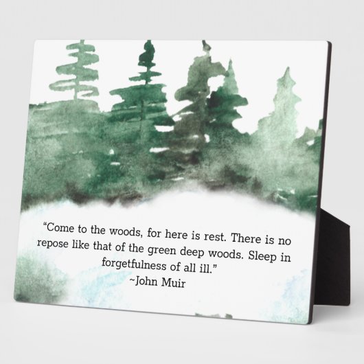 Kommen Sie zum Waldratzerwald Fotoplatte (Seite)