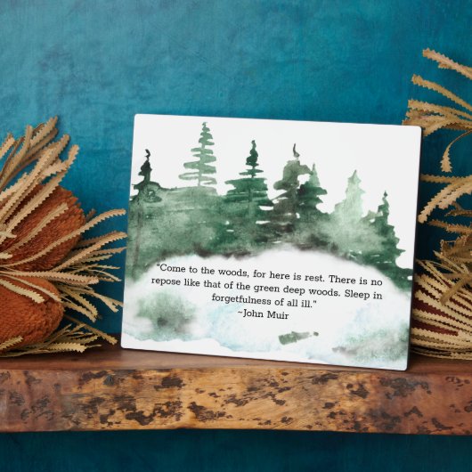 Kommen Sie zum Waldratzerwald Fotoplatte (Seite)