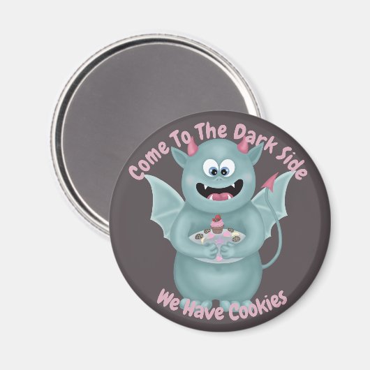 Kommen Sie zur dunklen Seite Magnet (Vorderseite/Rückseite)