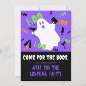 Kommen Sie zur Einladung zum Boos-Halloween-Party (Vorderseite)