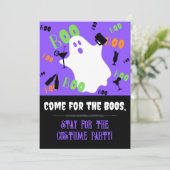 Kommen Sie zur Einladung zum Boos-Halloween-Party (Stehend Vorderseite)