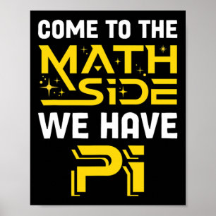 Kommen Sie zur Mathematik-Seite, wir haben Pi Math Poster