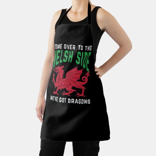 Kommen Sie zur walisischen Seite, wo wir Drachen G Schürze (InSitu)