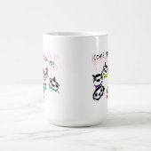 "Kommen Spiel mit uns " Kaffeetasse (Mittel)