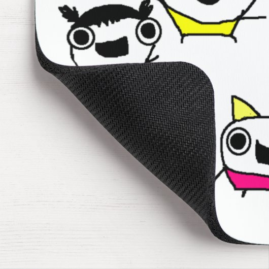 "Kommen Spiel mit uns " Mousepad (Ecke)