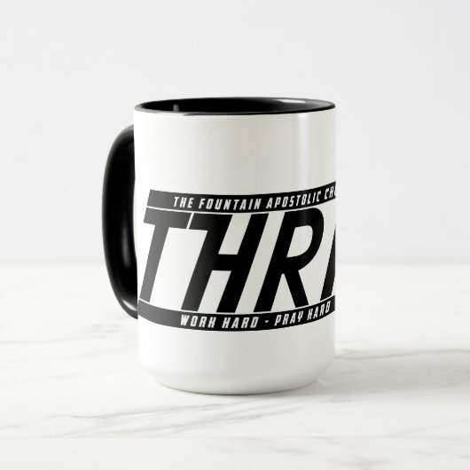 (KOMMEN Tasse 2019) 15oz vorwärts (Vorderseite Links)