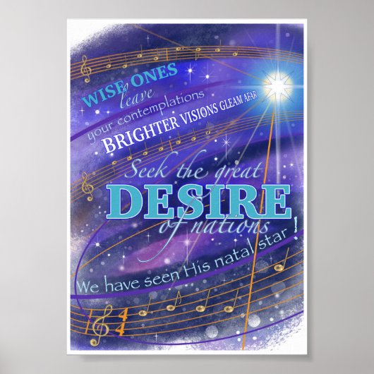 Kommen und anbeten poster (Vorne)