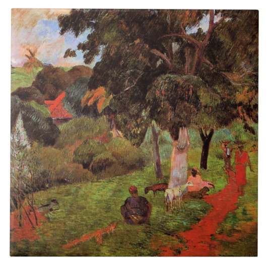 Kommen und gehen, Martinique Fliese (Vorderseite)