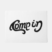 Kommen wegIn/Go Fußmatte (Vorderseite)