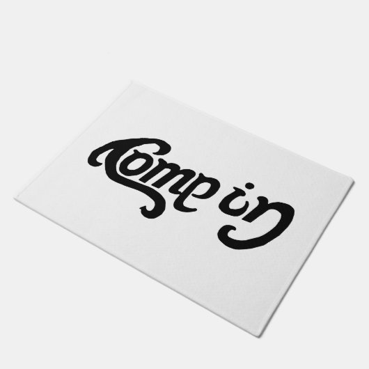 Kommen wegIn/Go Fußmatte (Schrägansicht)