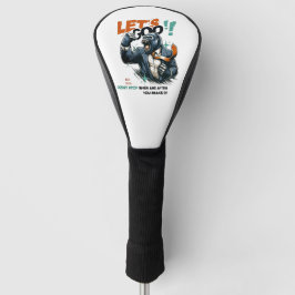 KOMMEN WIR LOS LERNEN GOLF-KOPFBEDECKUNGUNTERRICHT GOLF HEADCOVER