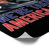 Kommen wir weniger und wir bringen Amerika zurück Poster (Ecke)