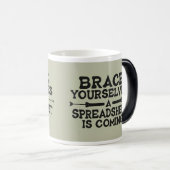 Kommende Tabellenkalkulation - Spaß für lustige Bu Kaffeetasse (VorderseiteRechts)