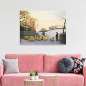 kommende Zuhause Leinwanddruck (Insitu (Wohnzimmer))