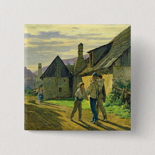 Kommendes Zuhause vom Krieg, 1859 Button (Vorderseite)